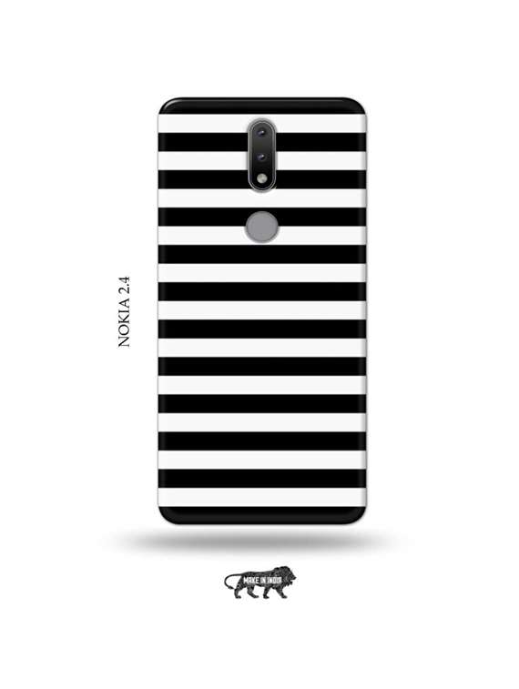 Nokia Smartphone Nokia Phone Case Black Strips Back Cover