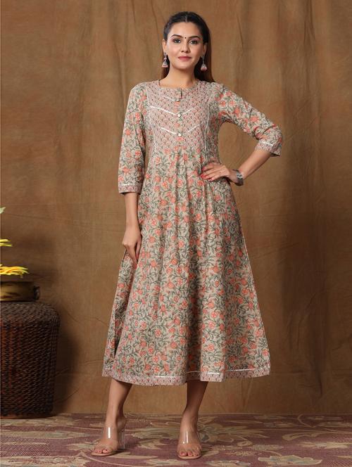 women's flared kurta - 19039588 -  Standard Image - 0