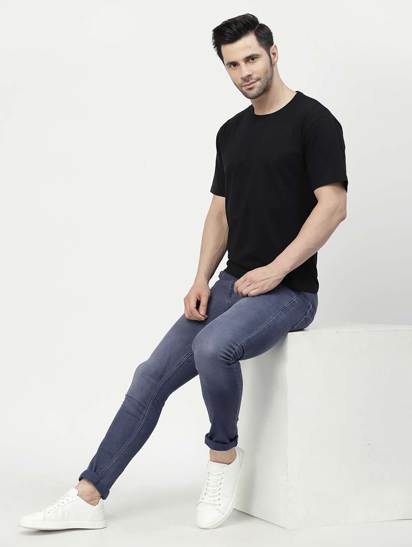 mens skinny fit plain jeans - 19047035 -  Standard Image - 3