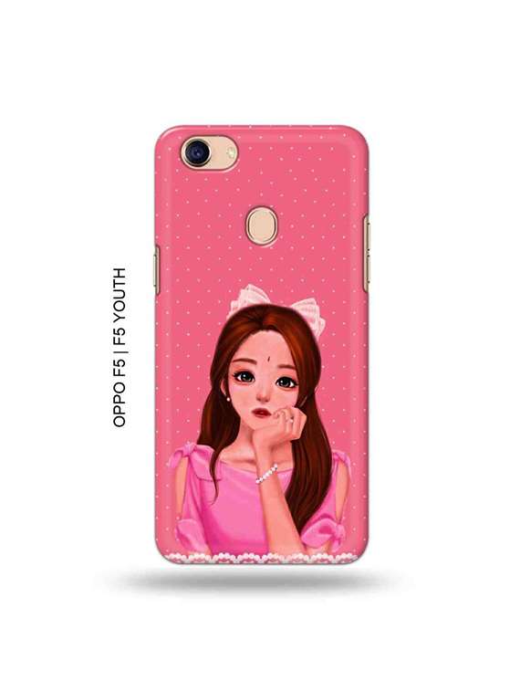Tweakymod Printed Oppo F5 Youth Mobile Cover Buy Online Pink Girl