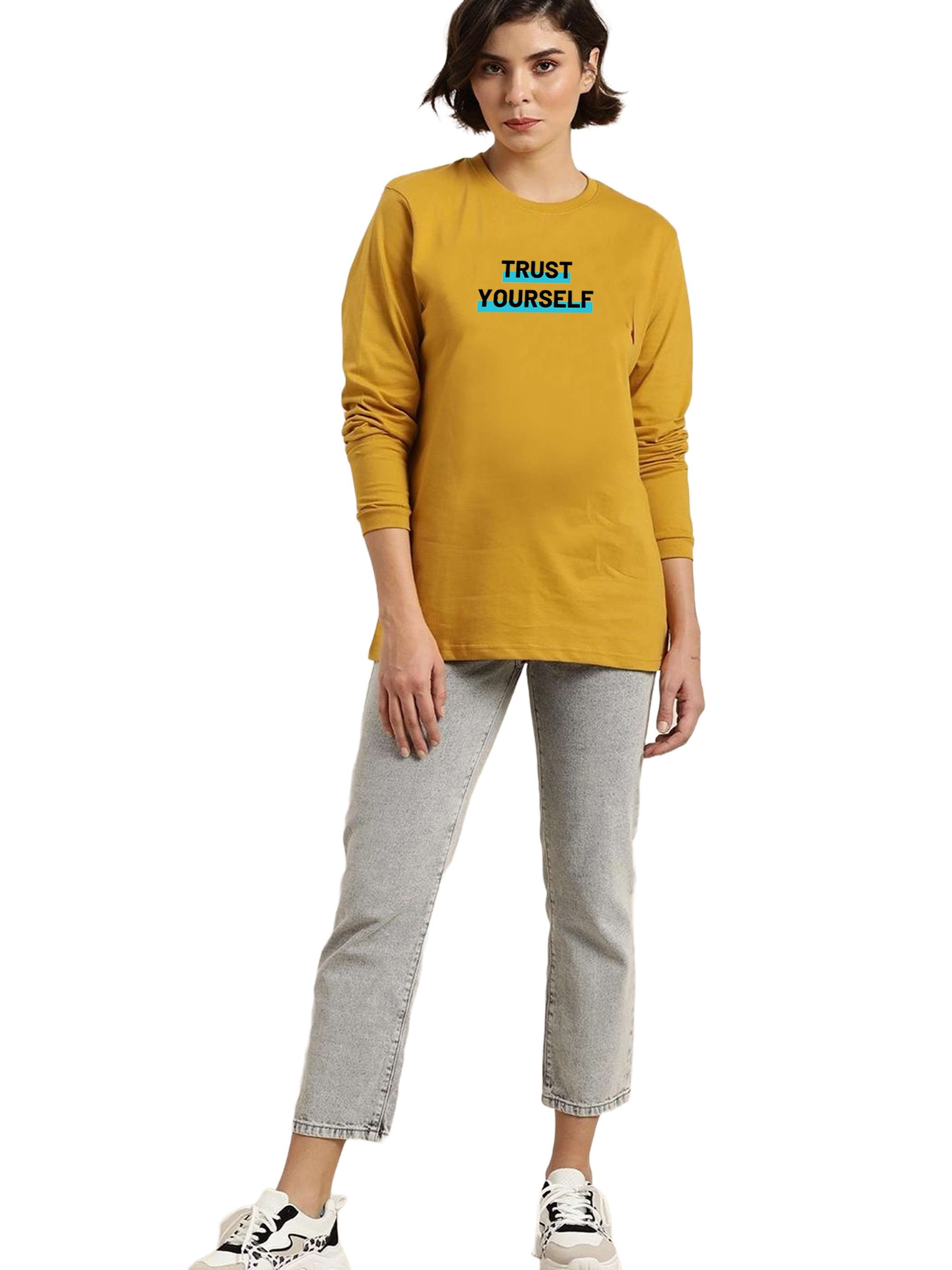 yellow cotton tshirt - 19081132 - Standard Image - 3