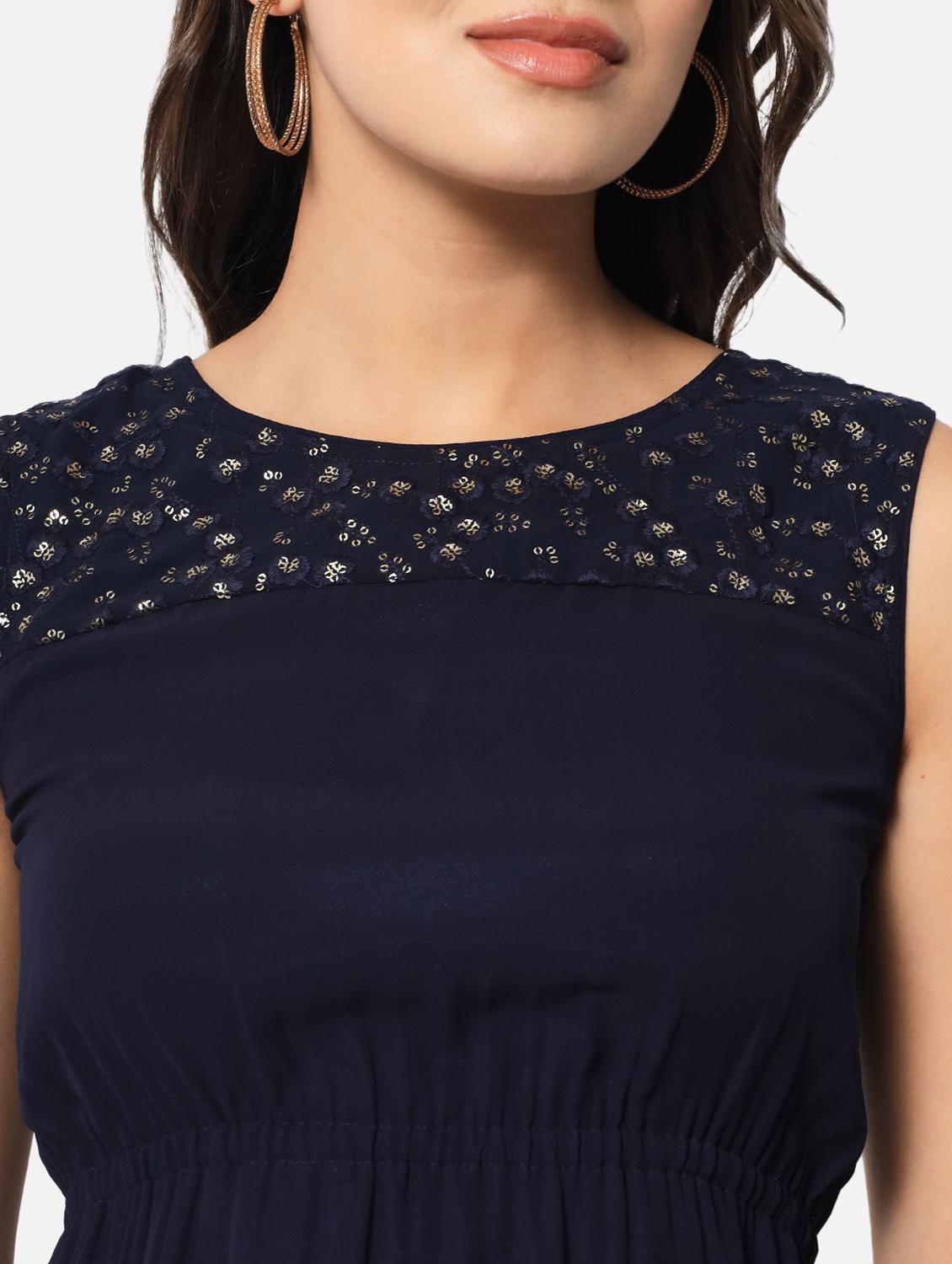 women's printed dress - 19082720 - Standard Image - 5