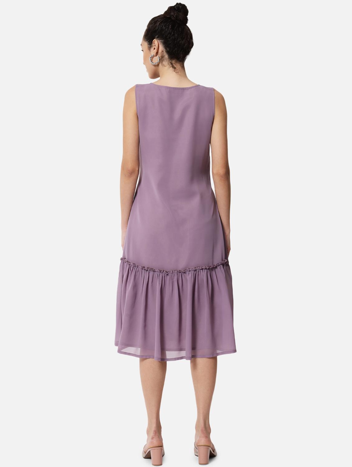 women's solid dress - 19082818 - Standard Image - 3