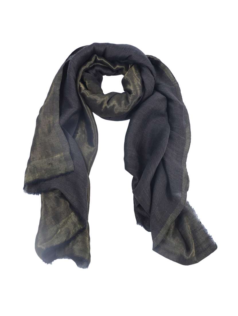 women's solid print stole - 19082851 - Standard Image - 5