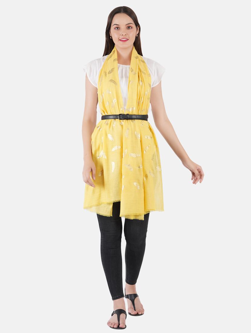 women's foil print print stole - 19082855 - Zoom Image - 0