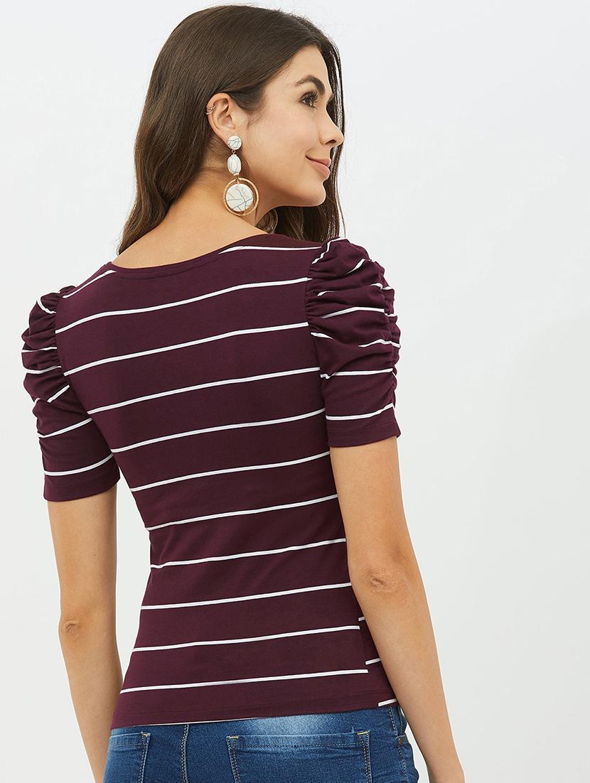 purple cotton regular tee - 19083644 - Standard Image - 3