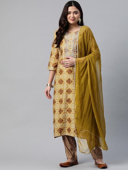 kurta pant dupatta set - 19083863 - Standard Image - 0