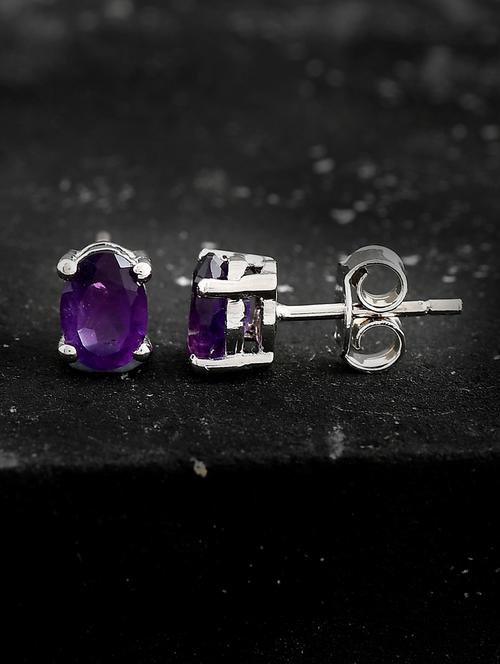 blue stud earring - 19085228 - Standard Image - 0