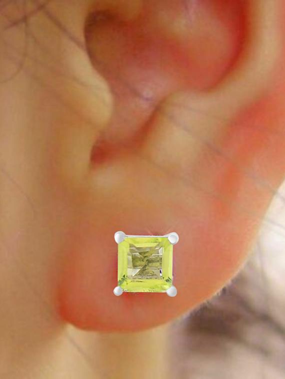 yellow silver plated drop earring - 19085254 - Standard Image - 3