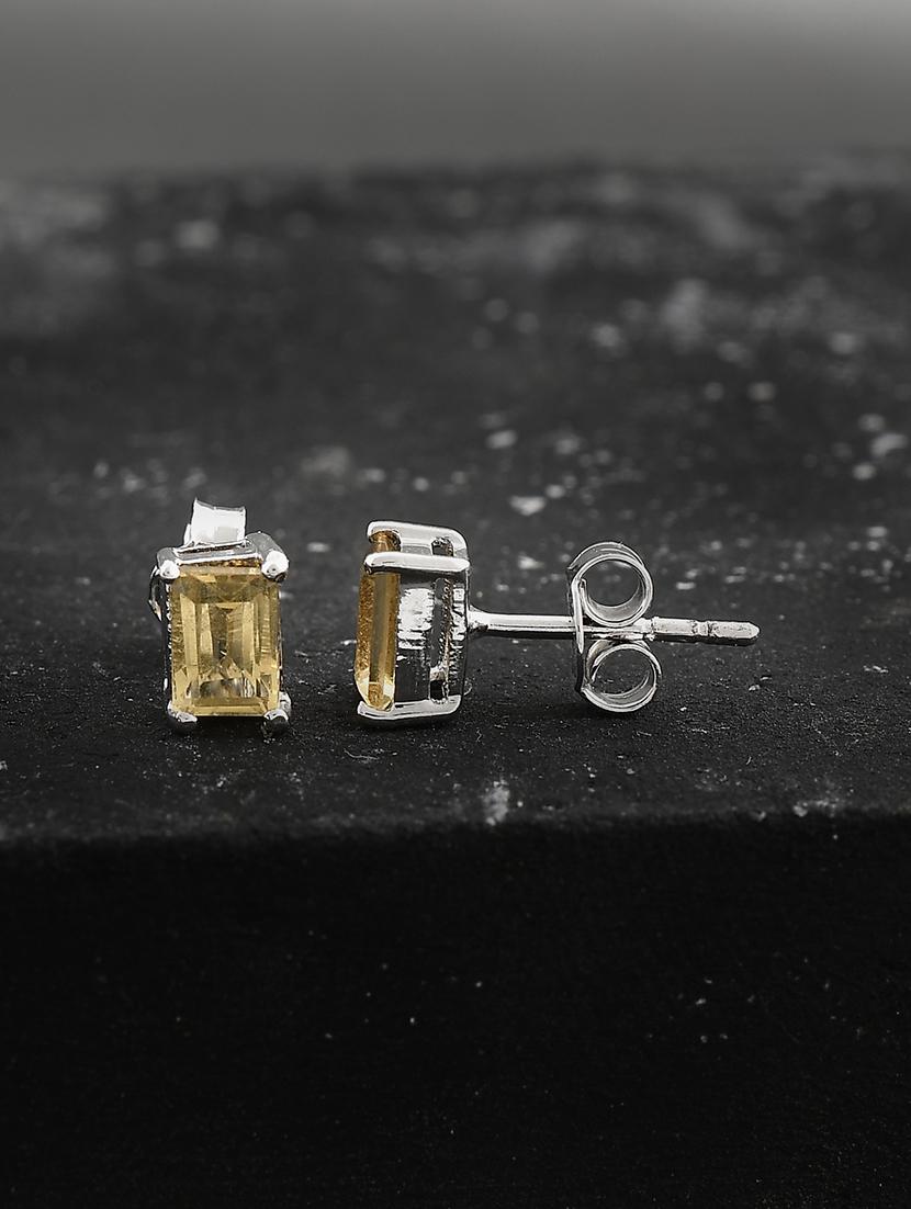 silver plated stud earring - 19085277 - Zoom Image - 0