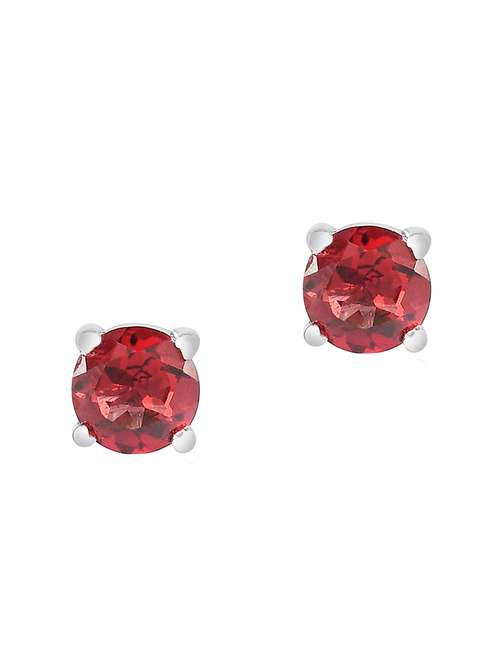 silver plated stud earring - 19085283 -  Standard Image - 0