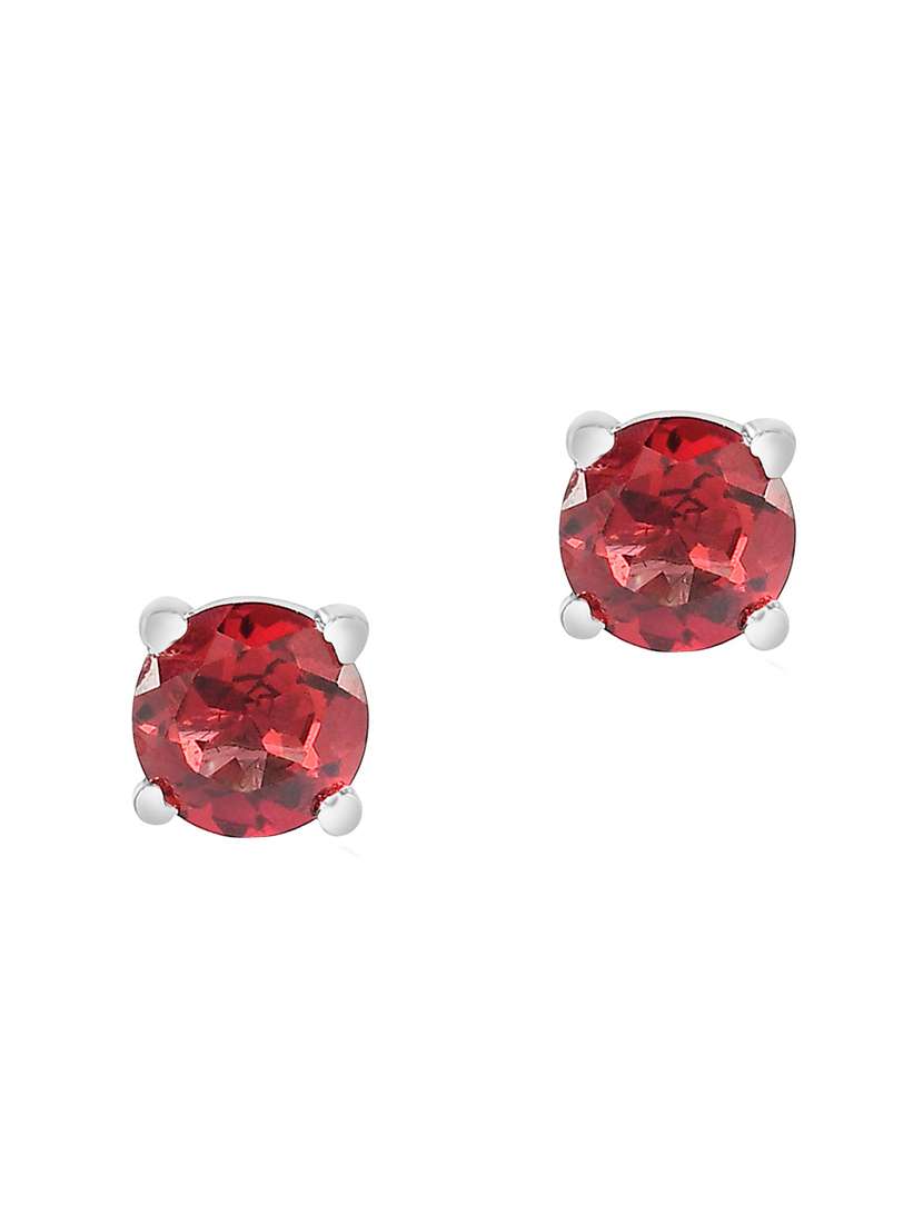 silver plated stud earring - 19085283 -  Zoom Image - 0