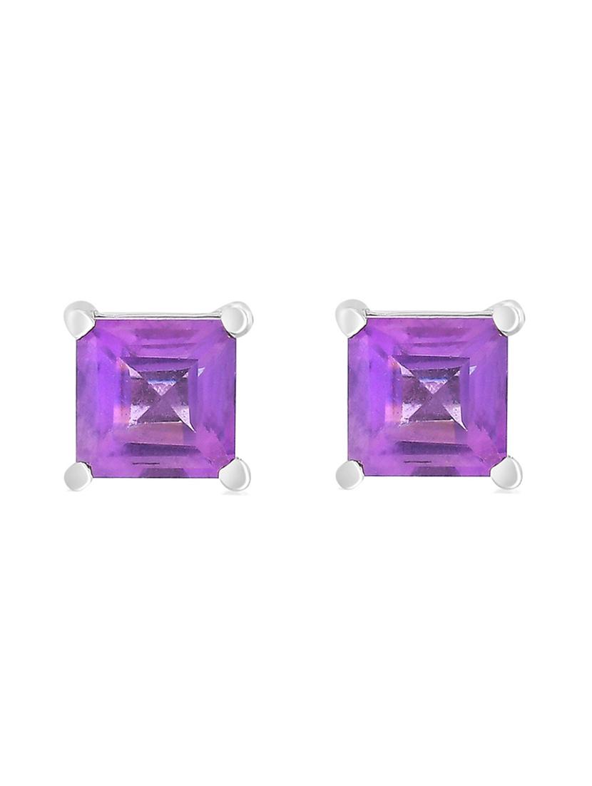 silver plated stud earring - 19085344 - Zoom Image - 0