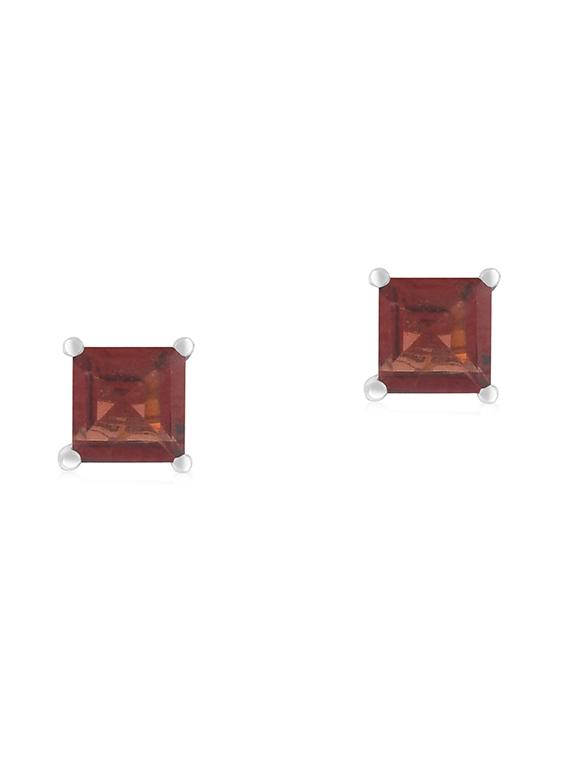 silver plated stud earring - 19085345 - Zoom Image - 0