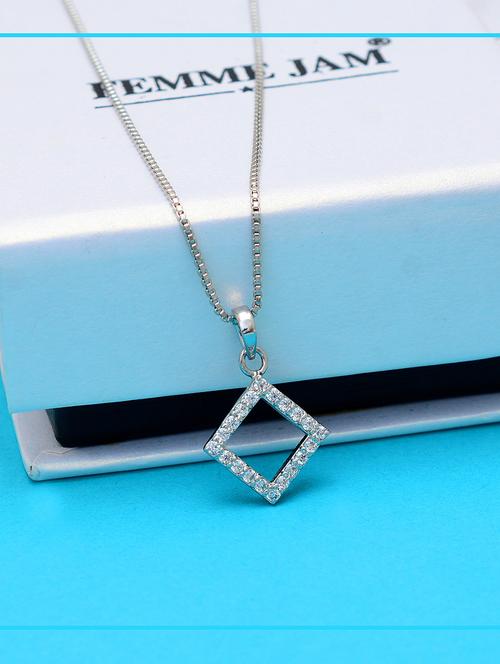 silver metal pendant - 19085440 - Standard Image - 0