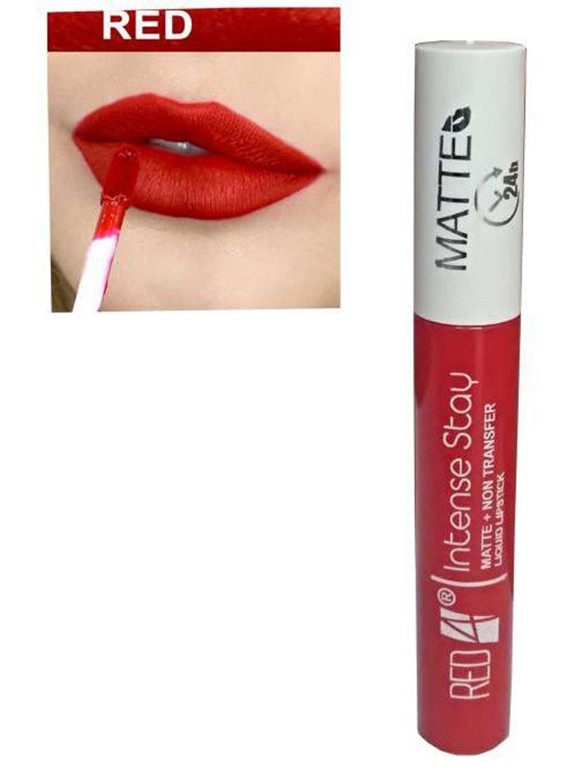 liquid red matte long lasting lipstick