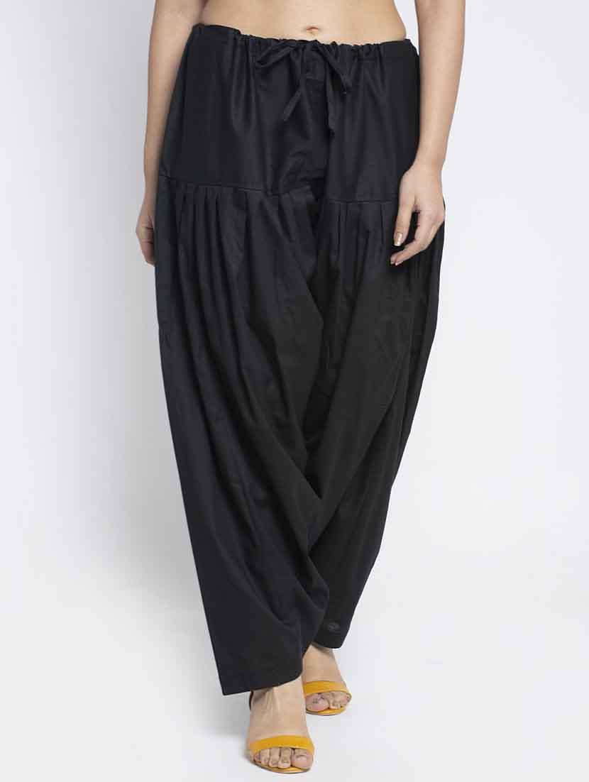 mid rise solid salwar - 19085745 - Zoom Image - 0