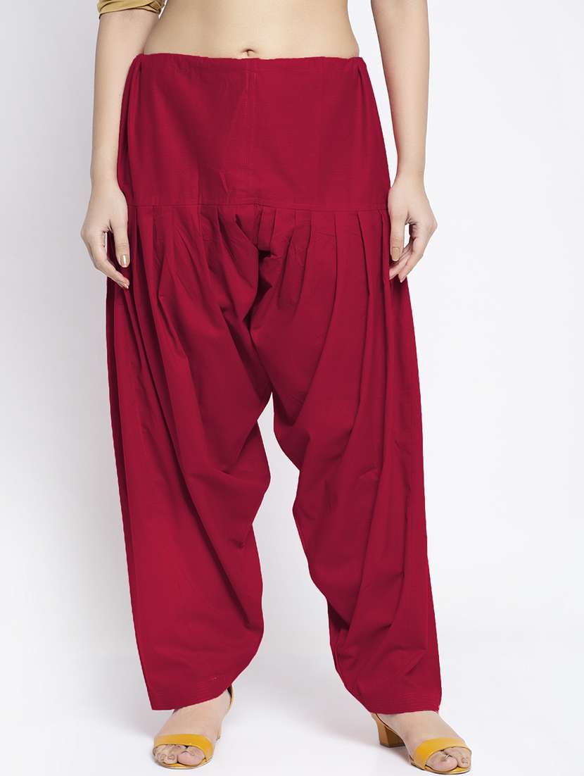 mid rise solid salwar 