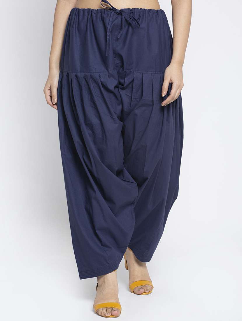 mid rise solid salwar  - 19085759 -  Zoom Image - 0