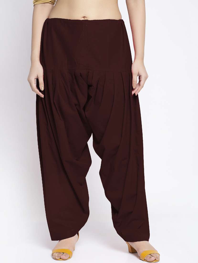 mid rise solid salwar 