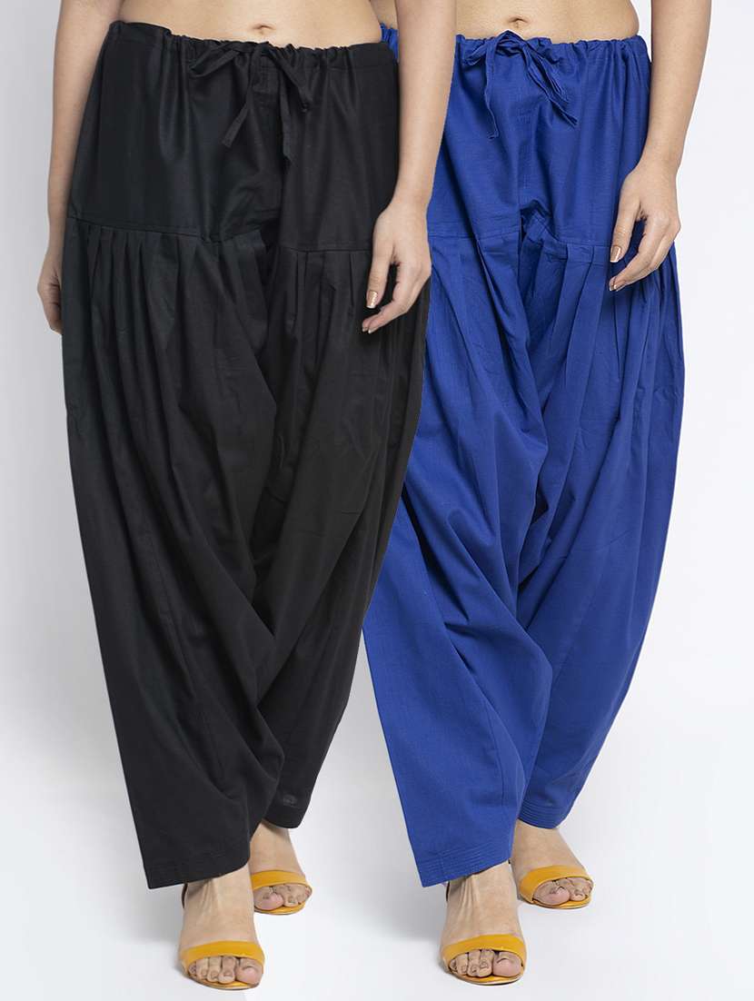 pack of 2 mid rise solid salwar 