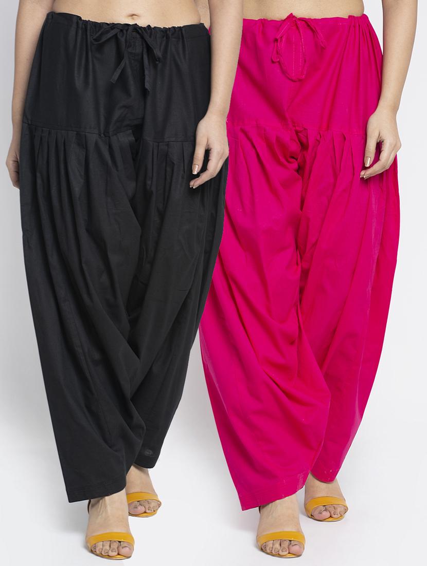 pack of 2 mid rise solid salwar  - 19085770 -  Zoom Image - 0