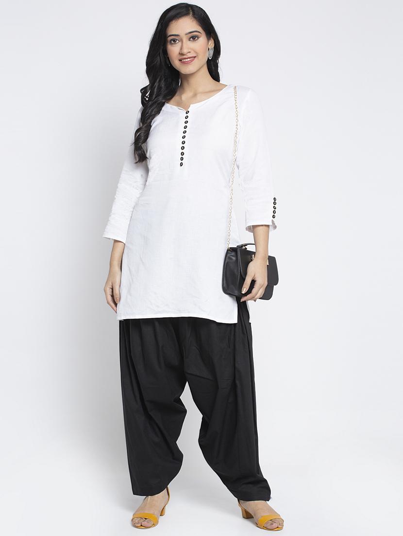 pack of 2 mid rise solid salwar - 19085772 - Standard Image - 5