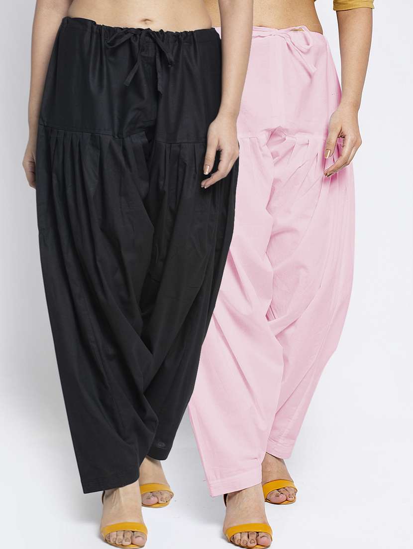 pack of 2 mid rise solid salwar 