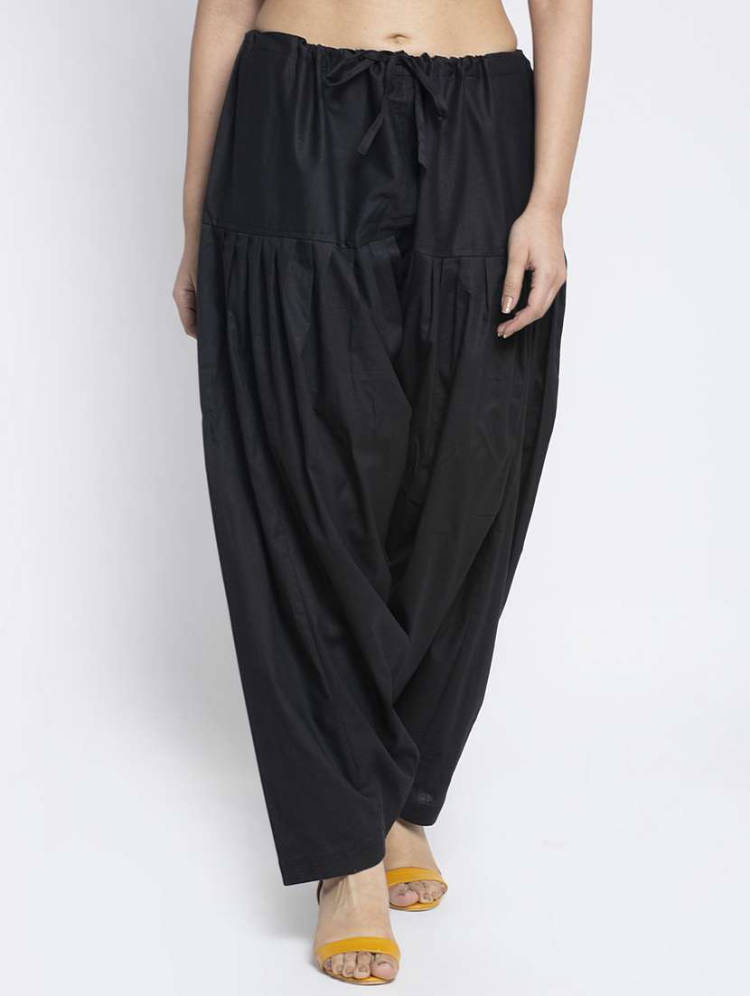 pack of 2 mid rise solid salwar  - 19085780 -  Standard Image - 3