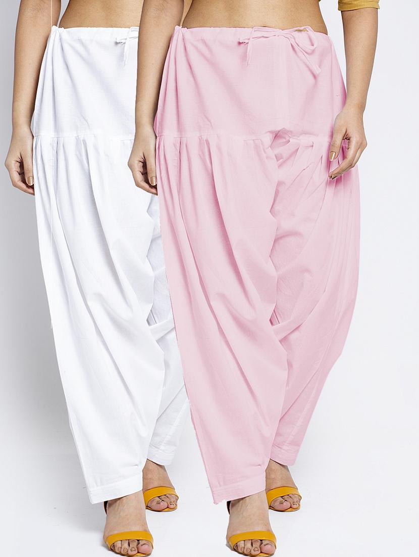 pack of 2 mid rise solid salwar  - 19085791 -  Zoom Image - 0