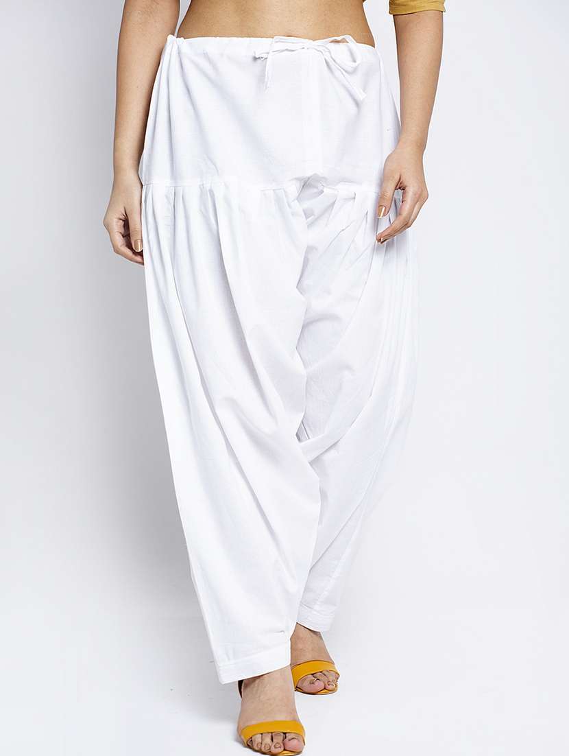 pack of 2 mid rise solid salwar  - 19085798 -  Standard Image - 3