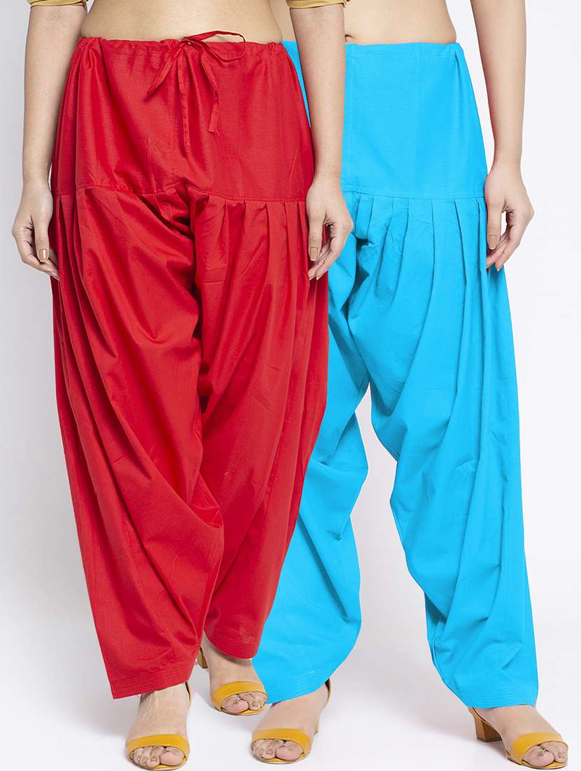 pack of 2 mid rise solid salwar 