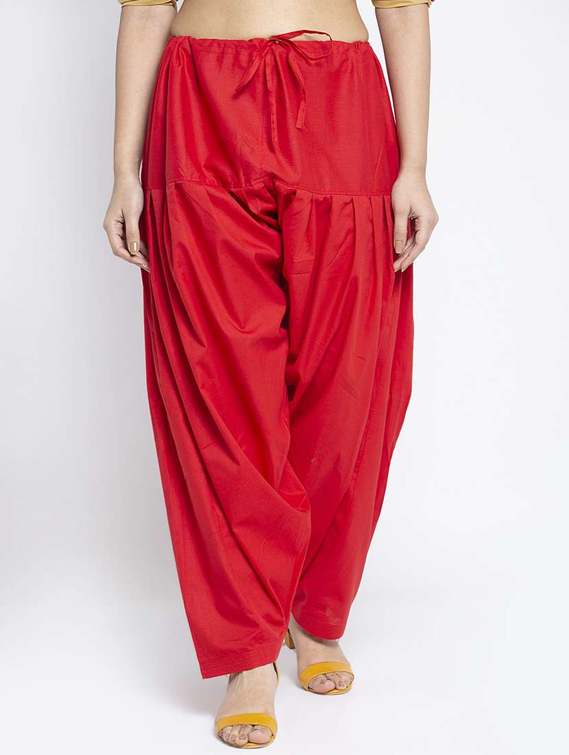 pack of 2 mid rise solid salwar  - 19085817 -  Standard Image - 3