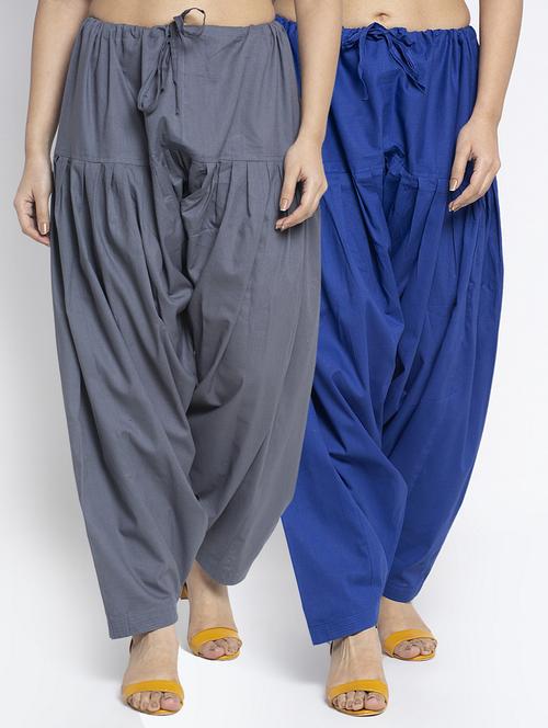 pack of 2 mid rise solid salwar  - 19085819 -  Standard Image - 0