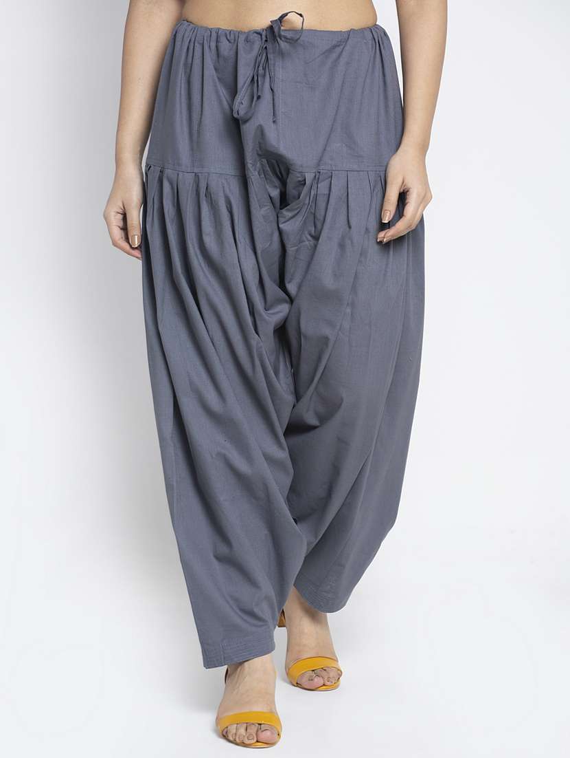 pack of 2 mid rise solid salwar  - 19085832 -  Standard Image - 3