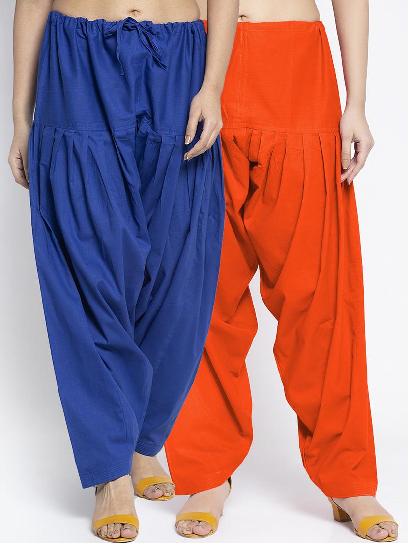 pack of 2 mid rise solid salwar  - 19085837 -  Zoom Image - 0