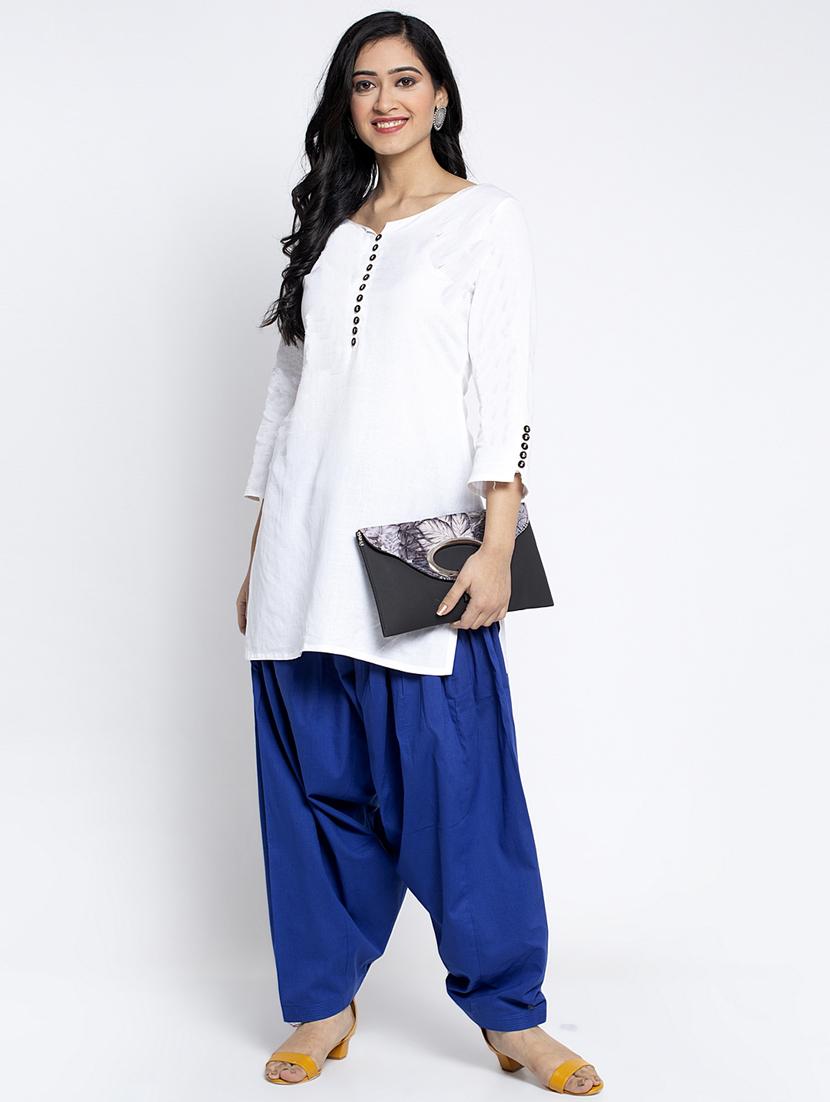 pack of 2 mid rise solid salwar - 19085837 - Standard Image - 5