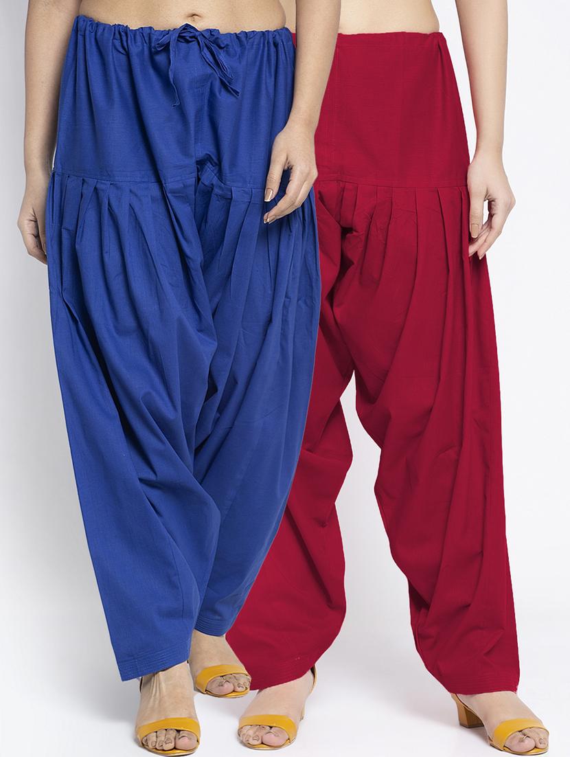 pack of 2 mid rise solid salwar  - 19085841 -  Zoom Image - 0
