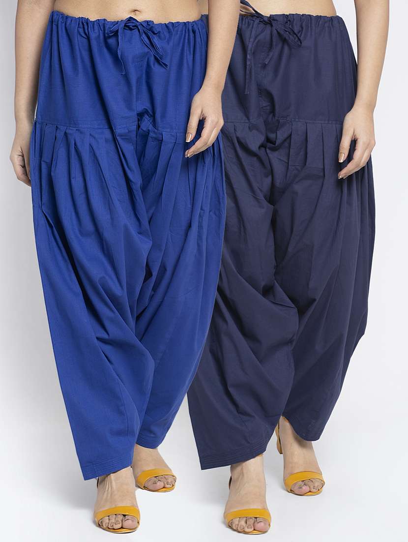 pack of 2 mid rise solid salwar 