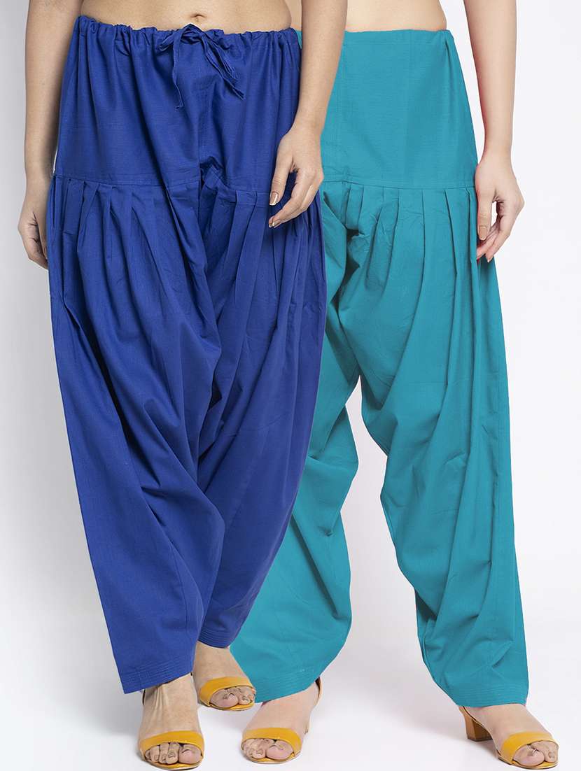 pack of 2 mid rise solid salwar 