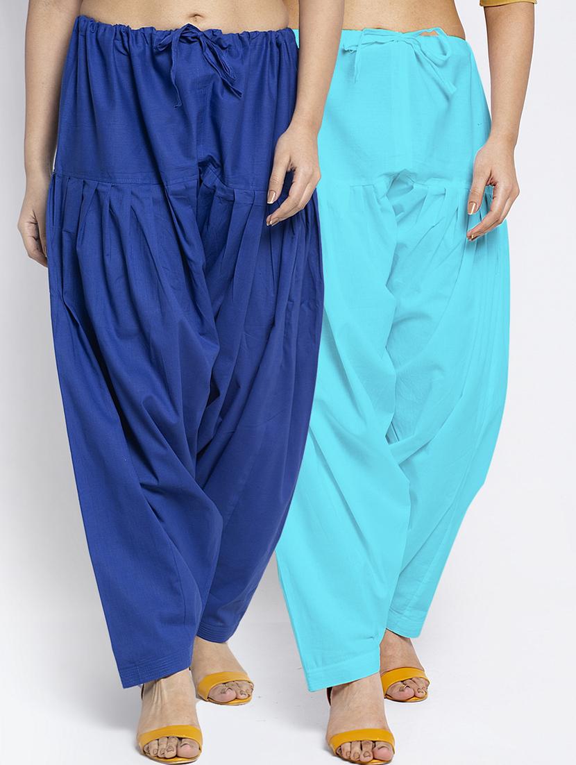 pack of 2 mid rise solid salwar  - 19085849 -  Zoom Image - 0