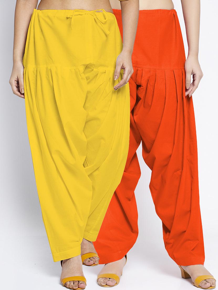 pack of 2 mid rise solid salwar  - 19085851 -  Zoom Image - 0