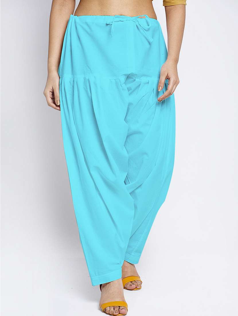 pack of 2 mid rise solid salwar  - 19085862 -  Standard Image - 3