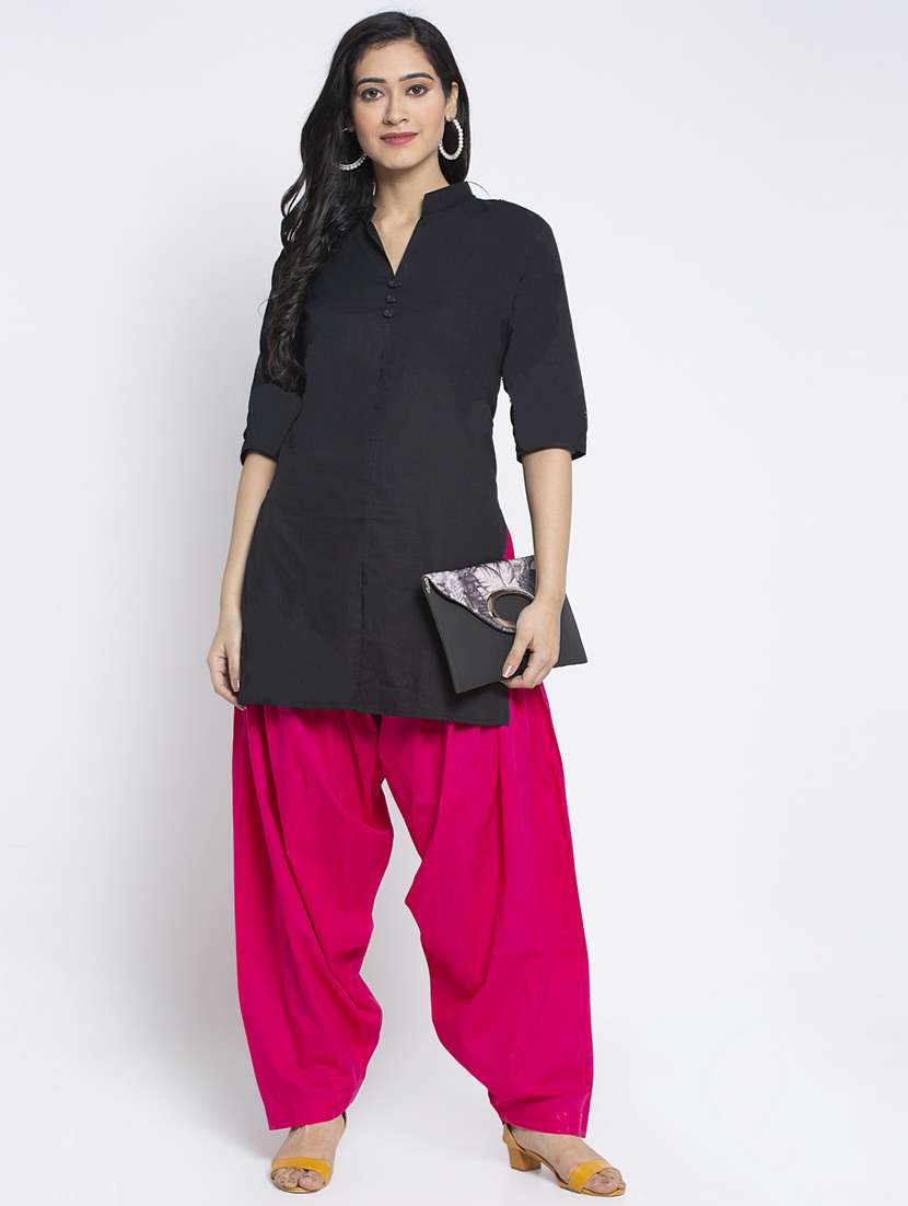 pack of 2 mid rise solid salwar  - 19085866 -  Standard Image - 5