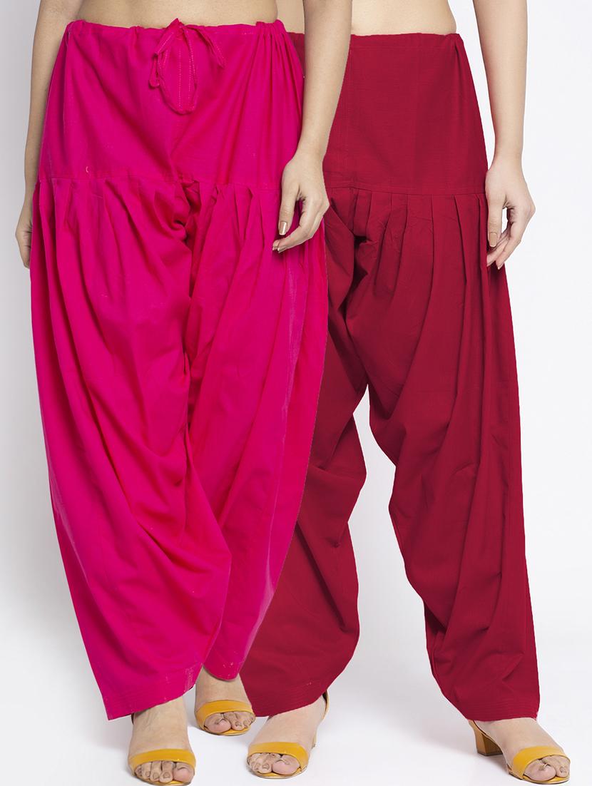 pack of 2 solid patiyala salwar  - 19085867 -  Zoom Image - 0