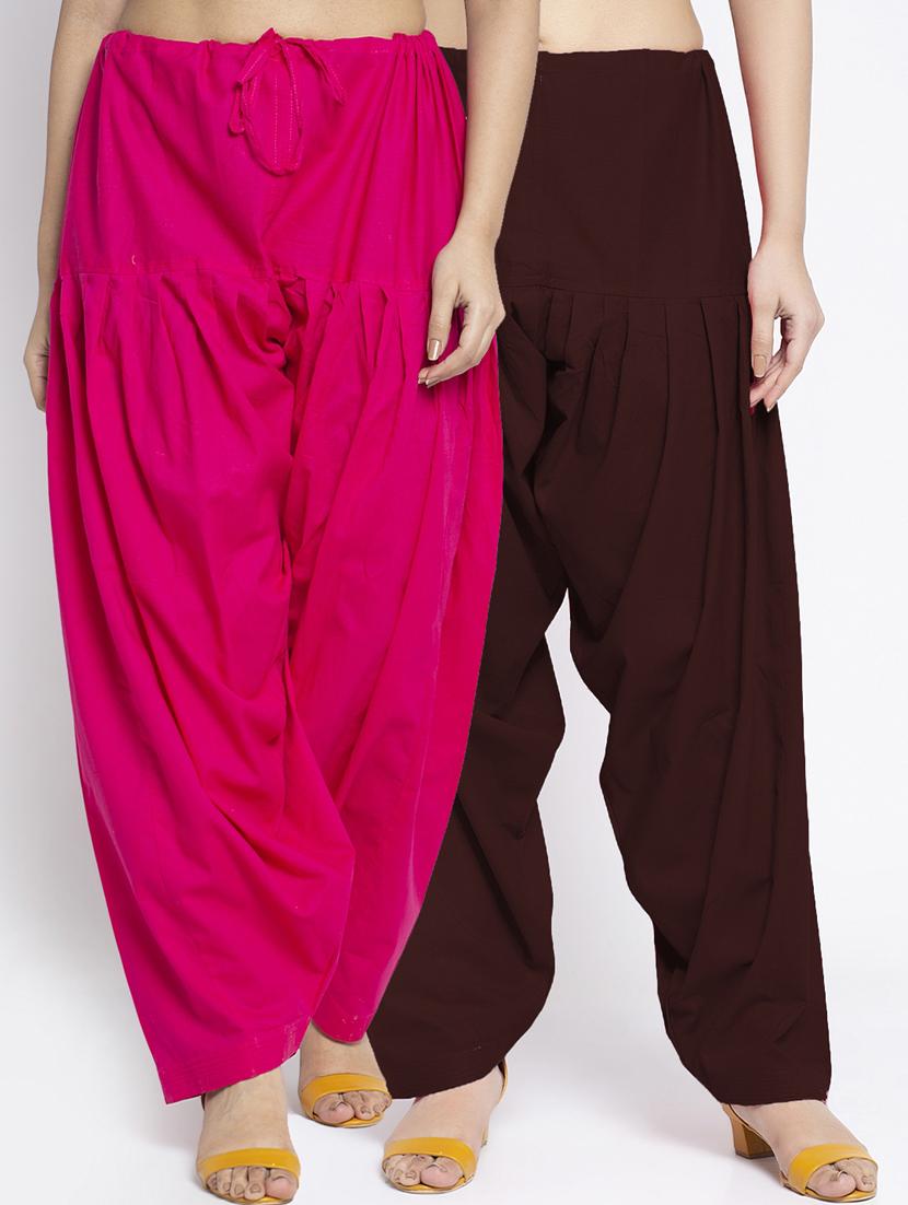 pack of 2 mid rise solid salwar  - 19085871 -  Zoom Image - 0