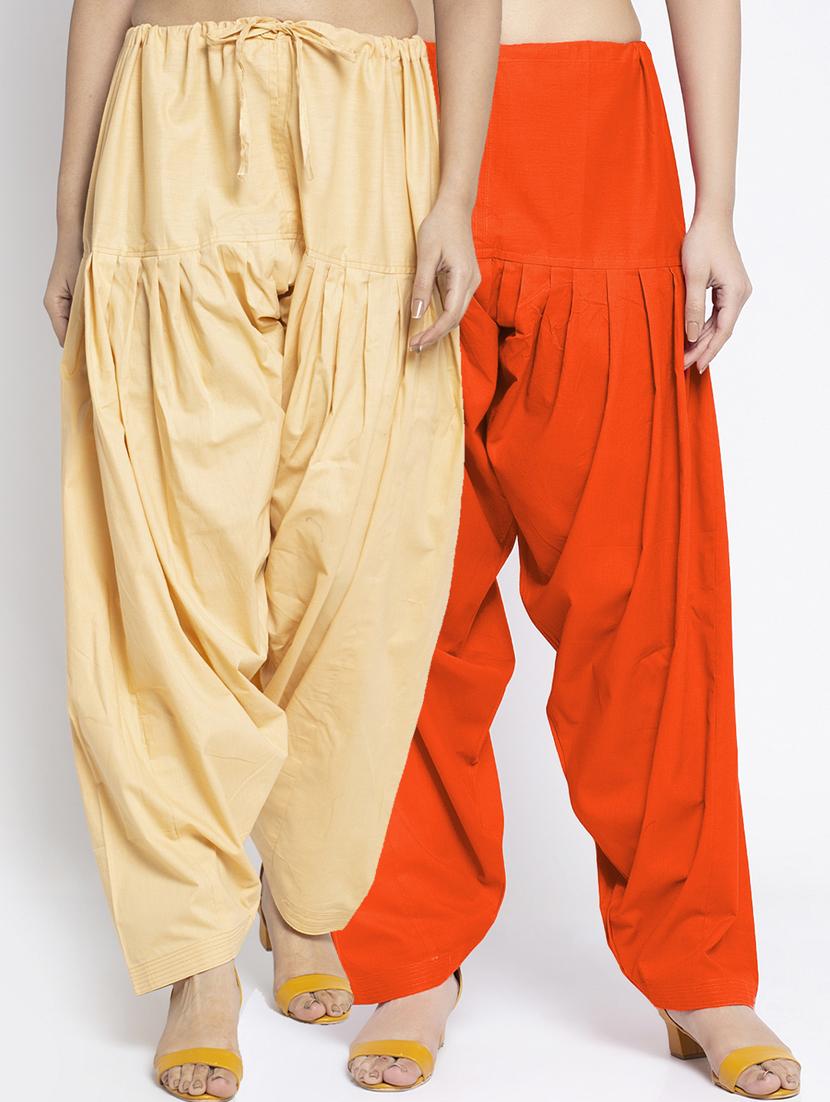 pack of 2 mid rise solid salwar  - 19085876 -  Zoom Image - 0