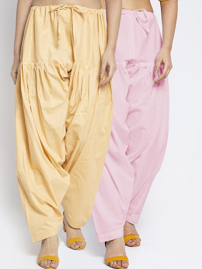 pack of 2 mid rise solid salwar  - 19085887 -  Zoom Image - 0