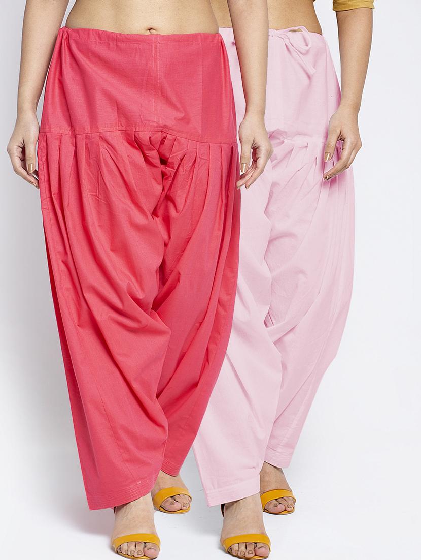pack of 2 mid rise solid salwar  - 19085900 -  Zoom Image - 0