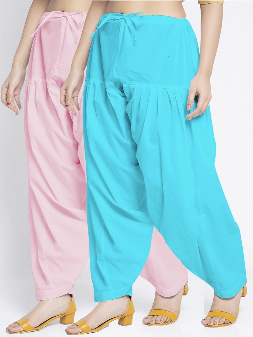 pack of 2 mid rise solid salwar  - 19085906 -  Zoom Image - 0